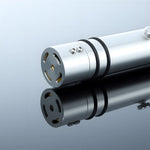 Gold & Silver Saberstaff | Double-Bladed Dueling Lightsaber