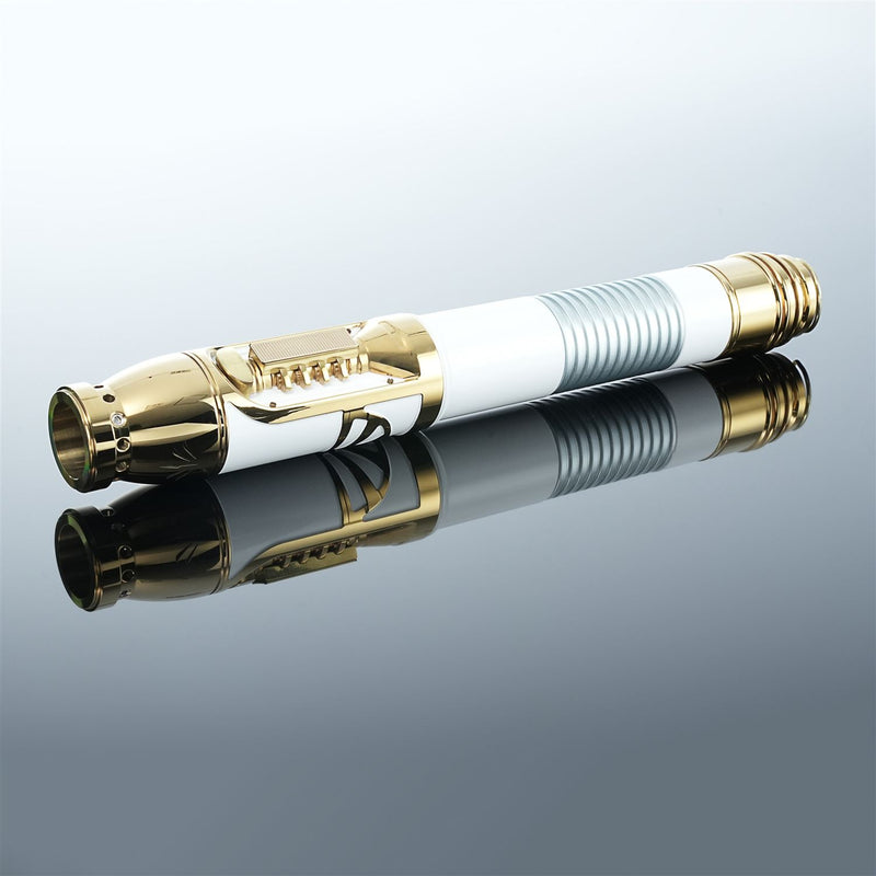Golden Ivory Guardian Lightsaber | Elegant Gold & Ivory Dueling Saber