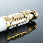 Golden Ivory Guardian Lightsaber | Elegant Gold & Ivory Dueling Saber