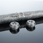 Ornate Gold Saberstaff | Double-Bladed Dueling Lightsaber