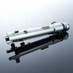 Twin White-Blade Dueling Lightsaber Set, Metal Hilt Neopixel Light Saber 2-Pack