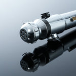Twin White-Blade Dueling Lightsaber Set, Metal Hilt Neopixel Light Saber 2-Pack