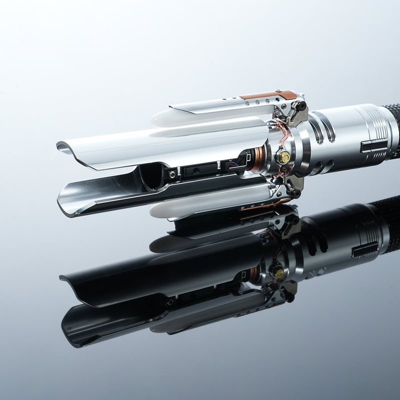 Frontier Crossguard Lightsaber Metal Hilt Neopixel Light Saber for Cosplay & Collection