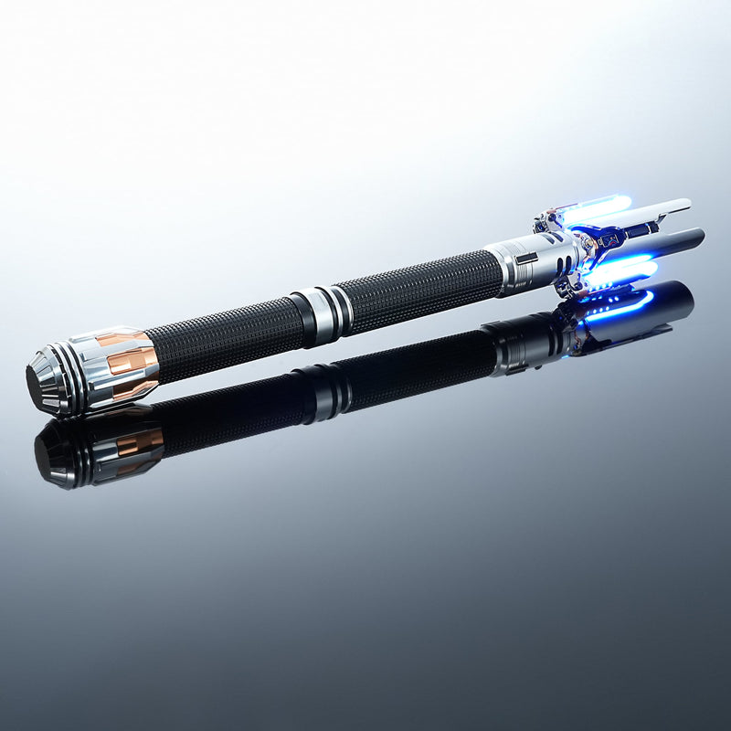 Frontier Crossguard Lightsaber Metal Hilt Neopixel Light Saber for Cosplay & Collection