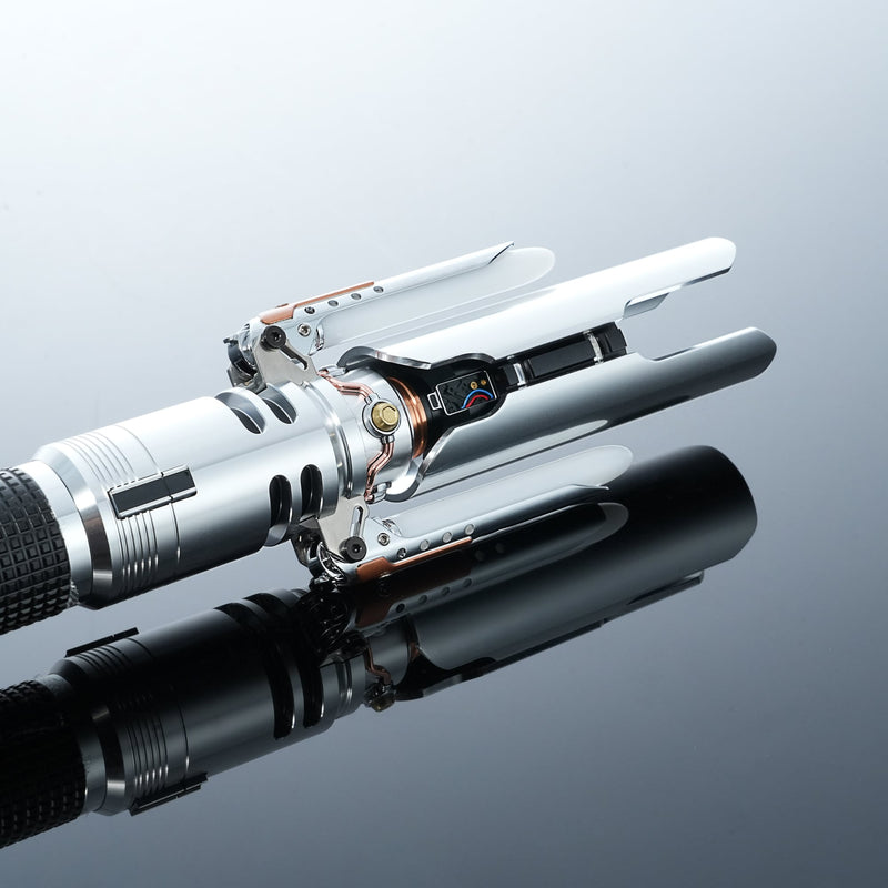 Frontier Crossguard Lightsaber Metal Hilt Neopixel Light Saber for Cosplay & Collection
