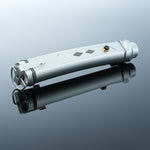 Twin White-Blade Dueling Lightsaber Set, Metal Hilt Neopixel Light Saber 2-Pack