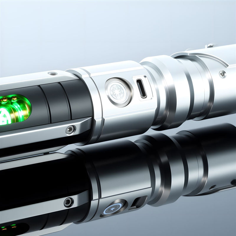 The Omni-Vision Crystal Lightsaber | Smart LED Screen & Crystal Chamber