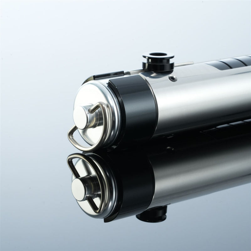 Sol Master Lightsaber | Elegant High-Era Gold & Silver Dueling Saber