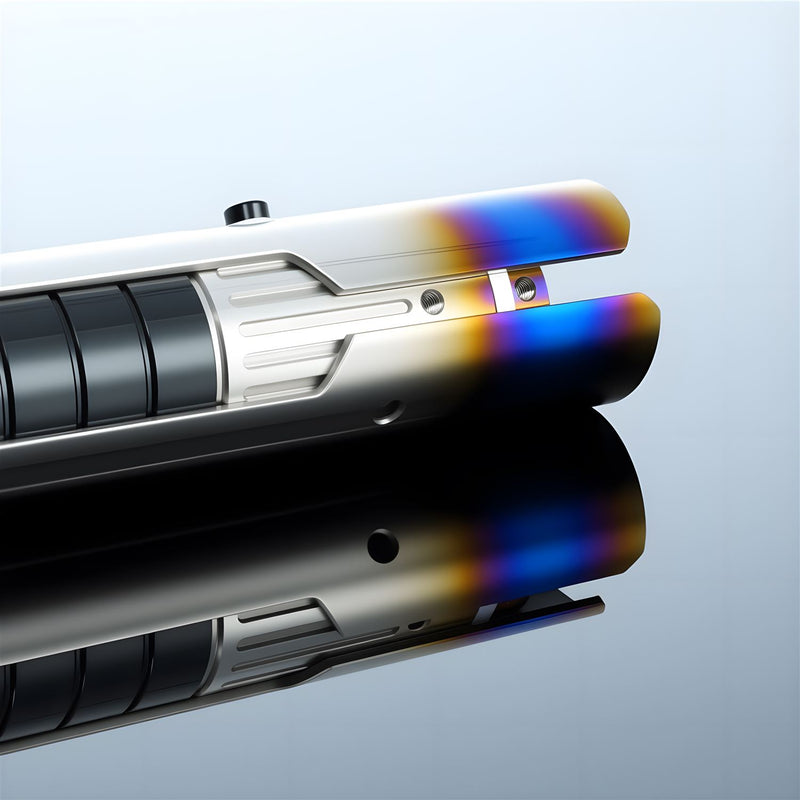 Sol Master Lightsaber | Elegant High-Era Gold & Silver Dueling Saber