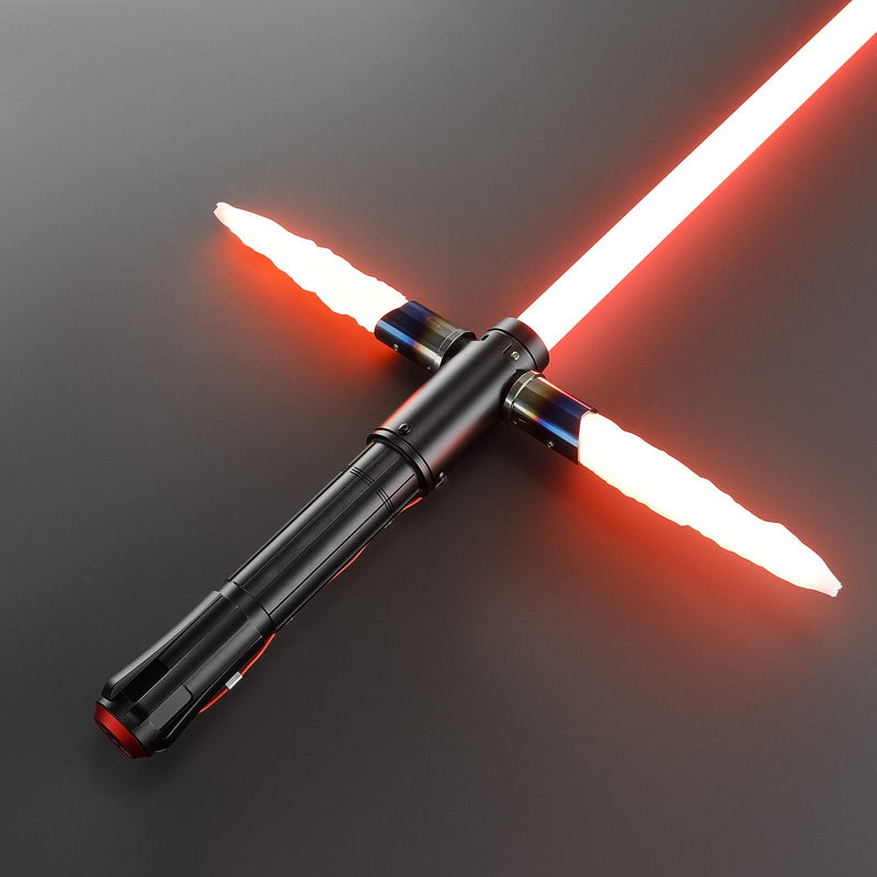 The Renegade Crossguard Lightsaber | Streamlined 3-Blade Dueling Saber