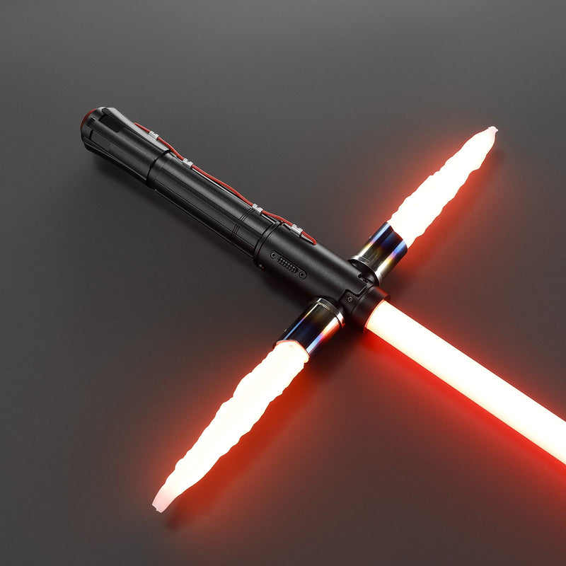 The Renegade Crossguard Lightsaber | Streamlined 3-Blade Dueling Saber